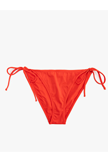 Koton Drawstring Bikini Bottom with Sides