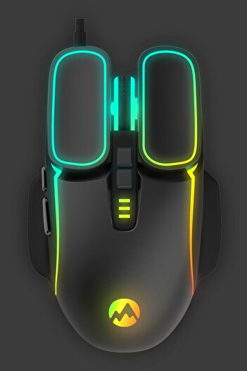Everest Rampage Sm-g55 X-fora Led Işıklı Gökkuşağı Aydınlatmalı 7200dpı Oyuncu Mouse (Everest Türkiye Garantili)