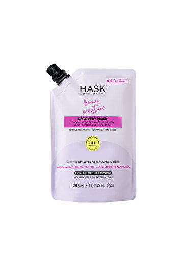 HASK TEXTURE SOLUTIONS ESSENTIAL MOISTURE RECOVERY MASK 235ML