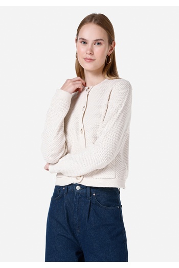 Colin's Slim Fit Women's Ecru Cardigan Cl 1067370