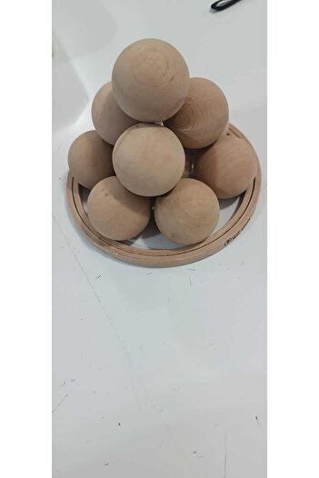 HIZIROĞLU Hızıroğlu Ahşap Top Küre 30 Mm (25 Adet)
