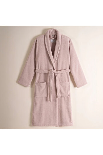 Penelope Noa Series - 100% Cotton Bathrobe M Powder