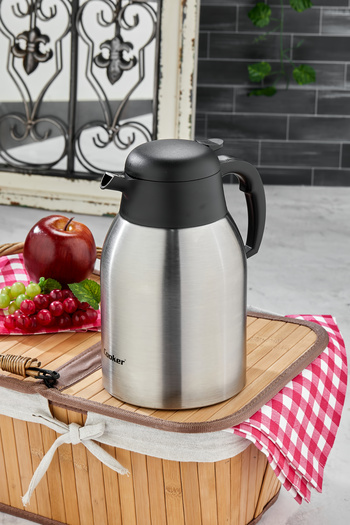 Cooker 2 Liter Double Layer Stainless Steel Thermos ( Picnic Camping Outdoor Office Hotel Cafe School )