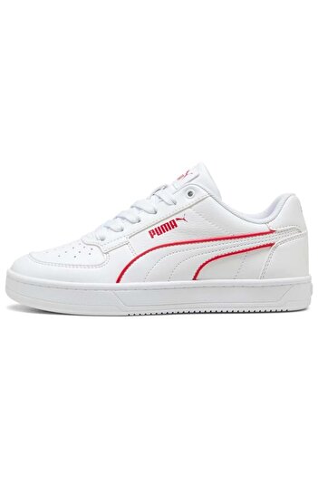 Puma 401583 Caven Piping Jr Unisex Sports Shoes White-Red