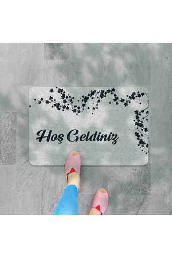 M&H Quality Welcome Written Coco Look Decorative Door Front and Interior Mat