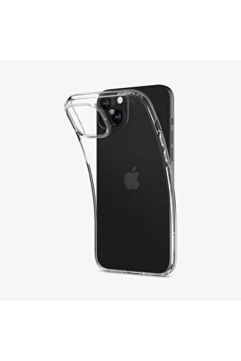 Spigen iPhone 15 Plus Kılıf Liquid Crystal 4 Tarafı Tam Koruma Crystal Clear - ACS06647