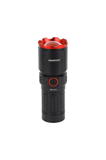 KRYPTON LED Flashlight with Power Bank Function- KNFL5472/ 25W, 3000 LM, Perfect for Indoor and Outd