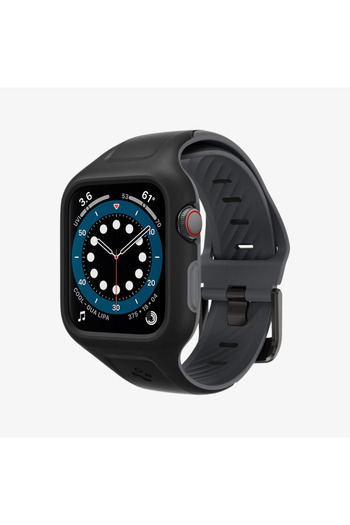 Spigen Apple Watch 40mm (Seri SE2/6/SE/5/4) Kılıf & Kordon Kayış Liquid Air Pro Black - AMP02020