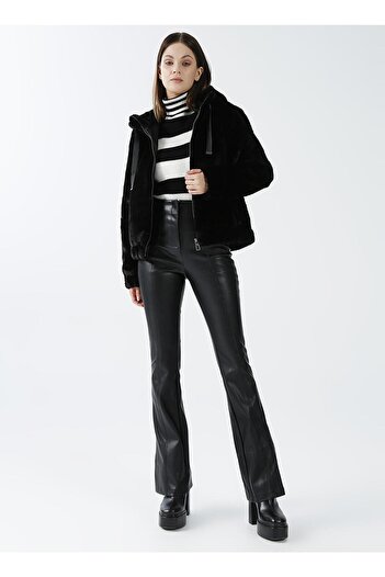 ONLY 15260047-22k Onlvida Fur Hooded Jacket Cc Otw Women's Coat