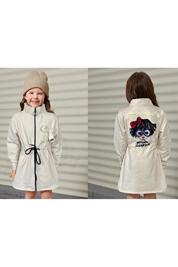 By Piera Kız Çocuk Kışlık Sweat Elbise 06277