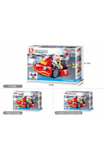 Sluban Plastic Blocks Red Car - 89 pcs