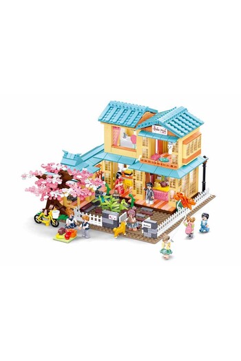 Sluban Girl's Dream Series - Japanese Guesthouse Building Blocks 1029 PCS with 8 Mini Figuers