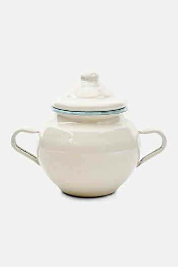 iBiLi Porcelain Sugar Bowl with Lid Versalles 500 ml, White
