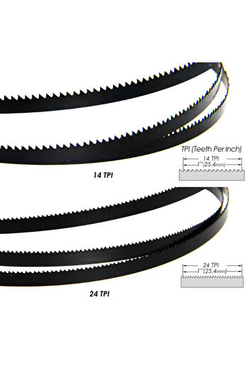 Choice 14 TPI TASP 2pcs 1065 x 5 x 0.35 mm Band Saw Blades for Proxxon Micro MBS/E Bandsaw - 14/24 TPI