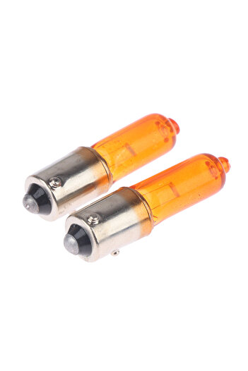 Choice 3 2Pcs Amber Light Bulbs Universal 12v 21w Auto Car Motorcycle Motorbike Scooter Mini Miniature Ind.