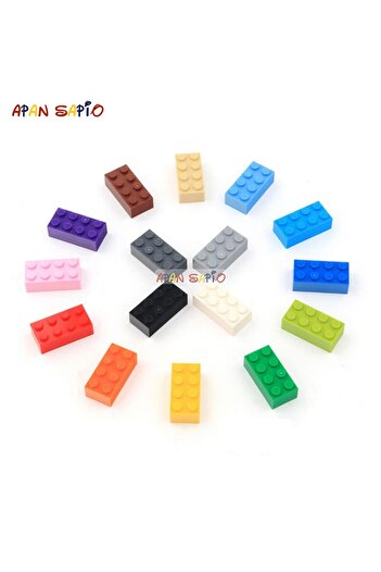 Choice Random Mix 200pcs 200pcs 2x4 Dot DIY Building Blocks Thick Figures Bricks Educational Creative Size
