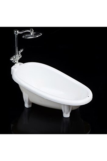 Choice 1/6 Dollhouse Miniature Furniture Mini Bathtub Tub Model Toy Simulation Bathroom Accessories Kids...