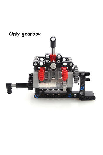 Choice علبة تروس MOC عالية التقنية بأربع سرعات، طقم ناقل حركة DIY متوافق مع محرك Legoeds M 888