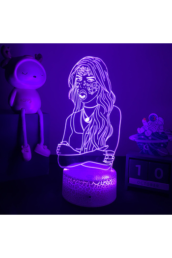 Choice 3795 Crack base 7 colors no remote 3d Night Light Singer Olivia Rodrigo Gift for Fans Bedroom Decor