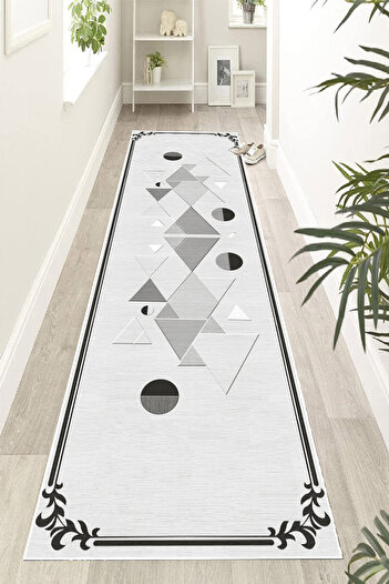 Zeria Home Washable Non-Slip Base Modern Kitchen Carpet Living Room Floor Mat Entrance Hallway Carpet