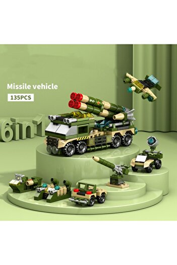 Choice Without Box 6IN1 Engineering Car Helicopter Truck Tank City Building Blocks Police Bricks Fire Figh