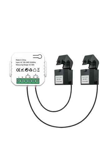 choice2 Tuya Smart 2 Way WiFi Energy Meter Bidirection 1/2 Channel with Clamp App Monitor Solar Produced ...
