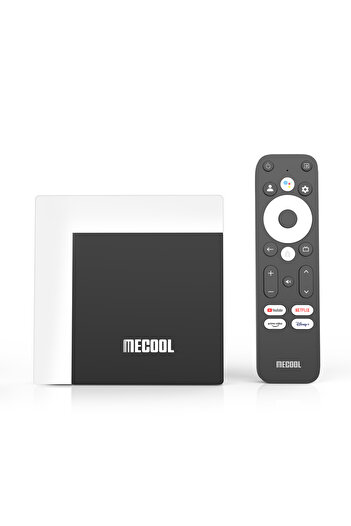 Choice صندوق تلفزيون MECOOL KM7 Plus يعمل بنظام Android 11 وNetflix 4k معتمد من Google وذاكرة وصول عشوائي 2 جيجابايت وذاكرة قراءة فقط 16 جيجابايت وشبكة LAN 100 ميجابايت...