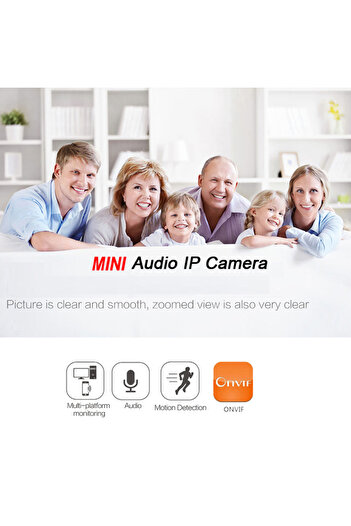Choice كاميرا مراقبة IP CCTV أمنية لاسلكية تعمل بالأشعة تحت الحمراء وفيديو وصوت بمقبس أوروبي 3.6 مم بدقة 1080 بكسل وواي فاي