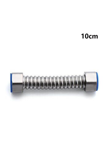 Choice 10CM G1/2" Stainless Steel Corrugated Supply Hose Water Heater Connector Plumbing Pipe Hose Tube Thi