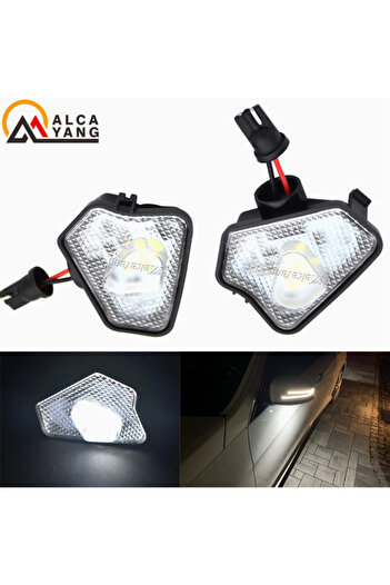 Choice 2Pcs Car LED Under Side Mirror Light Puddle Lamp for Mercedes Benz W176 X156 W204 W212 W246 W117 ...