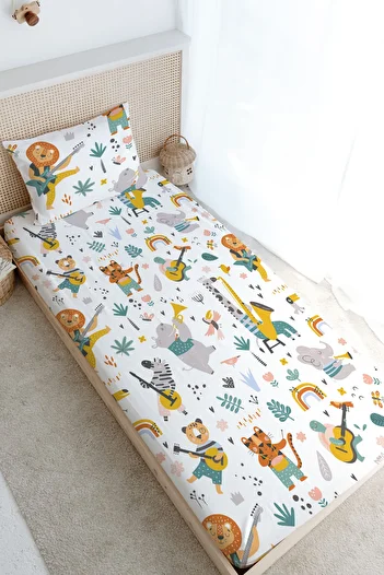 Tuğba Kuğu Single Fitted Sheet Set - Iconic Series - Animal Music Group