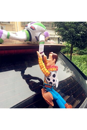 Choice 35cm woody buzz Hot Toy Story Sherif Woody Buzz Lightyear Car Dolls Plush Toys Outside Hang Toy Cute