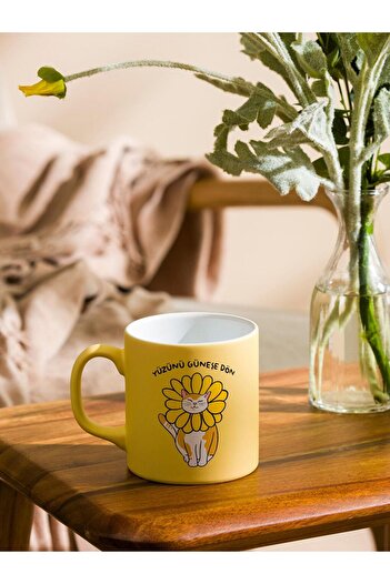 LC Waikiki Lcw Home Mixed Flower Printed Ceramic Mug 320 ml