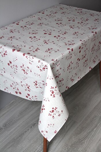 DDHOME Elyaf Silinebilir Pvc Muşamba Masa Örtüsü 12-B Miniçiçek