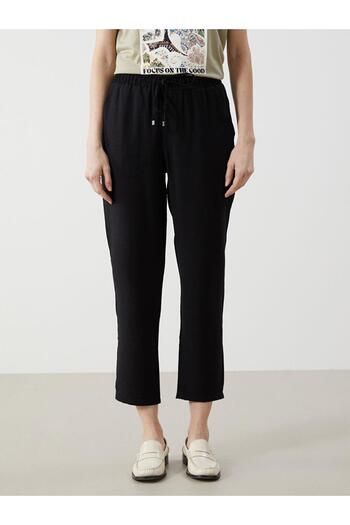 LC Waikiki Lcwaikiki Classic Elastic Waist Loose Fit Women's Trousers