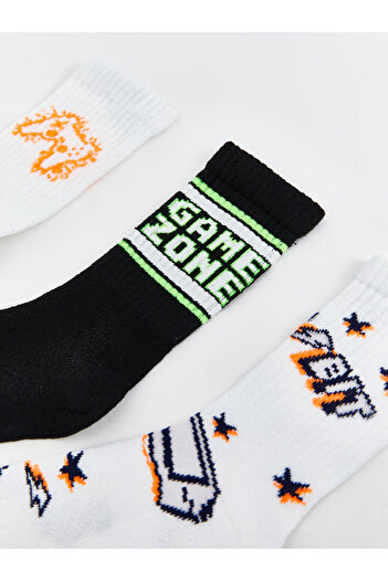 LC Waikiki Sparkling Selections from Shining Store |   Patterned Boys' Socks, Pack of 5