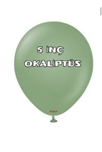 Çemrek Süs Parti Kalisan 5 Inch Balloon 20 Pieces Mini Balloon