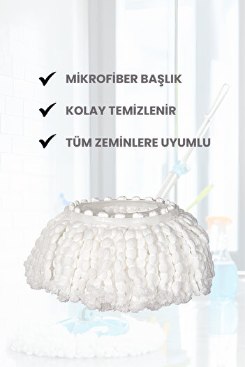 Flora F173 Balerina & Florina Mikrofiber Yedek Mop