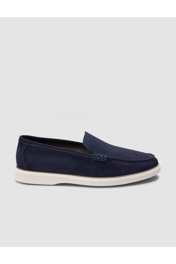 Cabani Ανδρικό Loafer από 100% γνήσιο δέρμα Navy Blue Suede