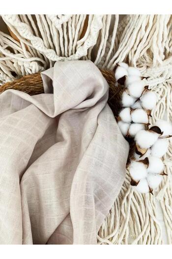 lullabee 3-Piece 100% Cotton Organic Muslin Cloth Blanket, Multi-Purpose, 80X80 Cm, Newborn Baby