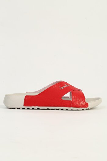 Benetton Red Women's Slippers Bn-1417