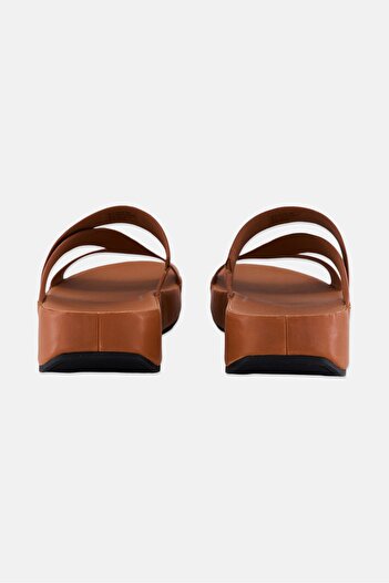 Fitflop Men Samel Leather Slip On Sandals, Brown