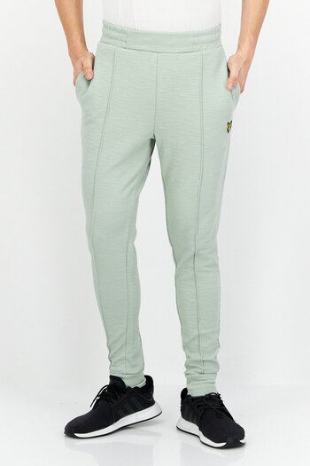 Lyle & Scott Men Regular Fit Brand Logo Sweat Pants, Sage Green