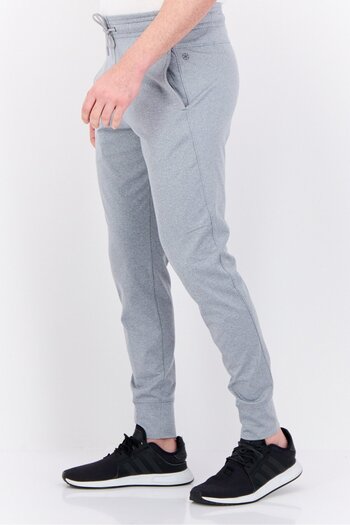 gaiam Men Sportswear Fit Outdoor Sweatpants, Light Grey