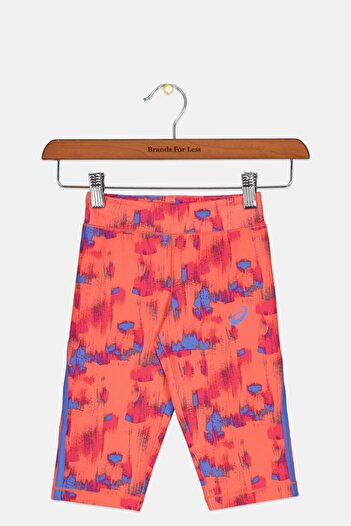 Asics Kids Girl Training Leggings, Coral Combo