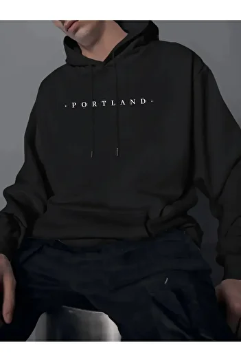 Pink Sky Φούτερ με στάμπα PORTLAND