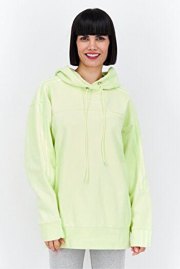 adidas x Ivy Park Women Sportswear Fit Long Sleeve Outdoor Hoodies, Lime Green