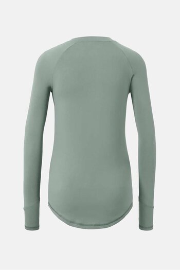 Tchibo Women Sportwear Fit Long Sleeve Training Top, Olive
