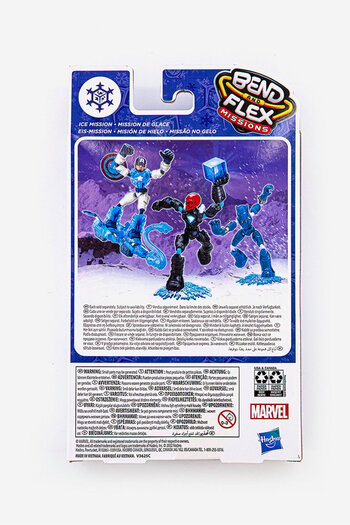 Hasbro Bend And Flex Black Panther Ice Mission, Blue