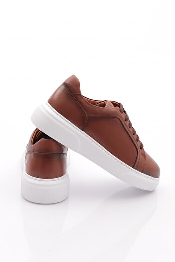 DGN Erkek Sneakers Ayakkabı Taba Beyaz 301673025